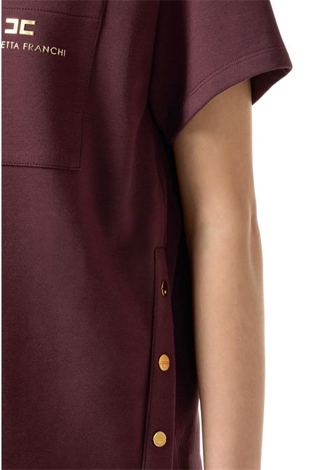 Heavy jersey T-shirt with pocket ELISABETTA FRANCHI | sweaters | MA02756E2EA4